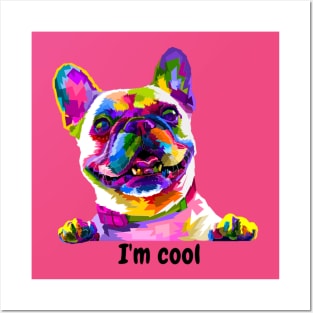 dog-French bulldog Posters and Art